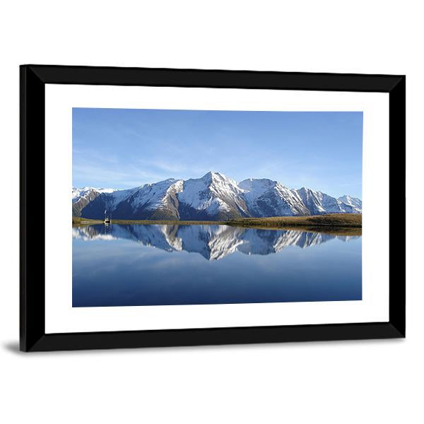 Bettmersee Lake Switzerland Canvas Wall Art-3 Horizontal-Gallery Wrap-25" x 16"-Tiaracle