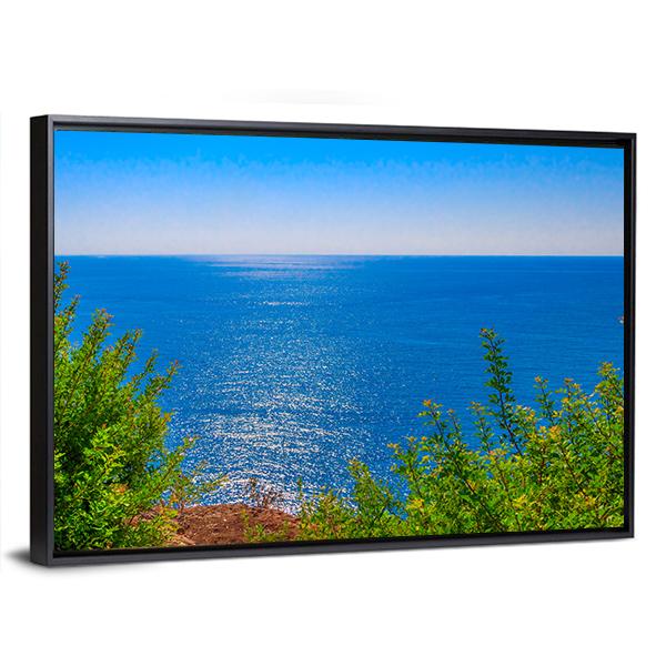 Waterfall Duden In Turkey Canvas Wall Art-3 Horizontal-Gallery Wrap-25" x 16"-Tiaracle