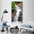 Waterfall In Portugal Vertical Canvas Wall Art-3 Vertical-Gallery Wrap-12" x 25"-Tiaracle