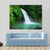 Waterfall In The National Park Of Guadeloupe Canvas Wall Art-1 Piece-Gallery Wrap-48" x 32"-Tiaracle
