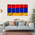 Waving Armenia Flag Canvas Wall Art-5 Horizontal-Gallery Wrap-22" x 12"-Tiaracle