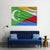 Waving Comoros Flag Canvas Wall Art-4 Horizontal-Gallery Wrap-34" x 24"-Tiaracle