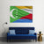 Waving Comoros Flag Canvas Wall Art-1 Piece-Gallery Wrap-48" x 32"-Tiaracle