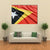 Waving East Timor Flag Canvas Wall Art-5 Horizontal-Gallery Wrap-22" x 12"-Tiaracle