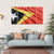 Waving East Timor Flag Canvas Wall Art-5 Horizontal-Gallery Wrap-22" x 12"-Tiaracle