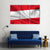 Waving Flag Of Austria Canvas Wall Art-3 Horizontal-Gallery Wrap-37" x 24"-Tiaracle