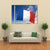 Waving Flag Of France Canvas Wall Art-1 Piece-Gallery Wrap-36" x 24"-Tiaracle