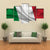 Waving Flag Of Italy Canvas Wall Art-1 Piece-Gallery Wrap-48" x 32"-Tiaracle