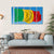 Waving Flag of Mali Canvas Wall Art-5 Horizontal-Gallery Wrap-22" x 12"-Tiaracle