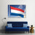 Waving Flag Of Netherlands Canvas Wall Art-4 Horizontal-Gallery Wrap-34" x 24"-Tiaracle