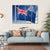 Waving Flag Of New Zealand Canvas Wall Art-4 Horizontal-Gallery Wrap-34" x 24"-Tiaracle