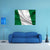 Waving Flag Of Nigeria Canvas Wall Art-1 Piece-Gallery Wrap-36" x 24"-Tiaracle