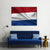 Waving Flag Of The Netherlands Canvas Wall Art-5 Horizontal-Gallery Wrap-22" x 12"-Tiaracle