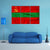 Waving Flag Of Transnistria Canvas Wall Art-3 Horizontal-Gallery Wrap-37" x 24"-Tiaracle