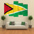 Waving Guyana Flag Canvas Wall Art-5 Pop-Gallery Wrap-47" x 32"-Tiaracle