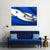 Waving Honduras Flag Canvas Wall Art-4 Horizontal-Gallery Wrap-34" x 24"-Tiaracle