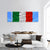 Waving Italian Flag Panoramic Canvas Wall Art-1 Piece-36" x 12"-Tiaracle