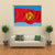 Waving Kyrgyzstan Flag Canvas Wall Art-1 Piece-Gallery Wrap-36" x 24"-Tiaracle