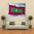 Waving Maldives Flag Canvas Wall Art-5 Horizontal-Gallery Wrap-22" x 12"-Tiaracle