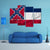 Waving Mississippi State Flag Canvas Wall Art-4 Pop-Gallery Wrap-50" x 32"-Tiaracle