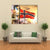 Waving Norway Flag Canvas Wall Art-1 Piece-Gallery Wrap-36" x 24"-Tiaracle