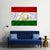 Waving Tajikistan Flag Canvas Wall Art-1 Piece-Gallery Wrap-48" x 32"-Tiaracle