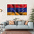Wavy Flag Of Armenia Canvas Wall Art-4 Horizontal-Gallery Wrap-34" x 24"-Tiaracle