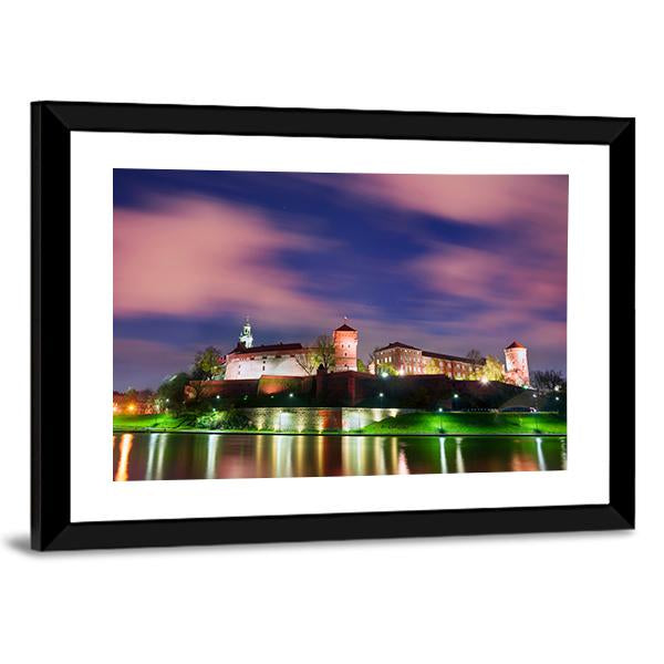 Wawel Castle Panoramic Canvas Wall Art-1 Piece-36" x 12"-Tiaracle