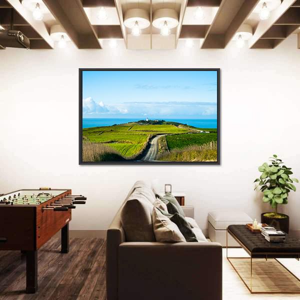 Way In A Rural Area In New Zealand Canvas Wall Art-3 Horizontal-Gallery Wrap-25" x 16"-Tiaracle