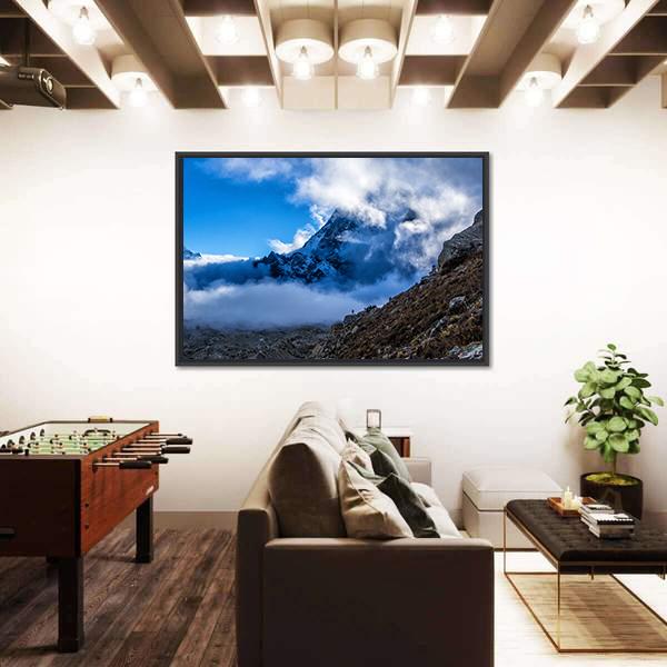 Way To Everest Base Camp Canvas Wall Art-3 Horizontal-Gallery Wrap-25" x 16"-Tiaracle