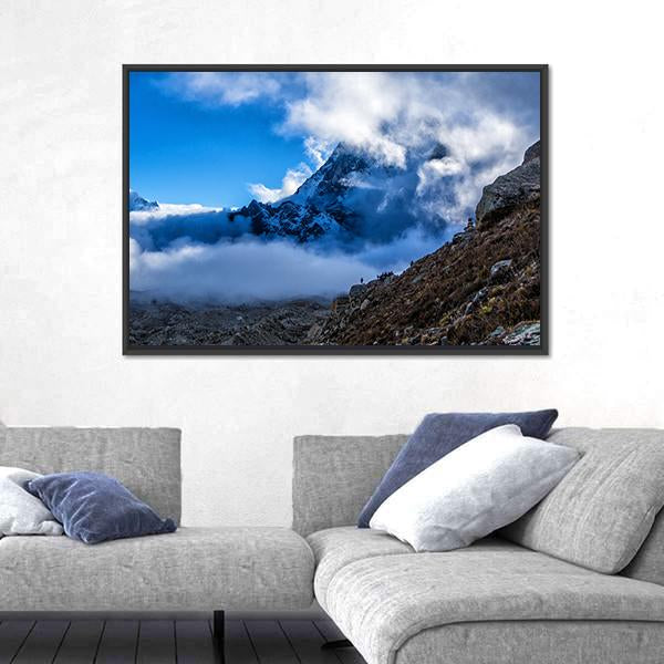 Way To Everest Base Camp Canvas Wall Art-3 Horizontal-Gallery Wrap-25" x 16"-Tiaracle