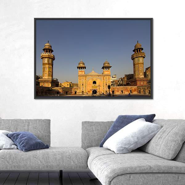 Wazir Khan Mosque In The Old City Center Of Lahore Pakistan Canvas Wall Art-5 Horizontal-Gallery Wrap-22" x 12"-Tiaracle