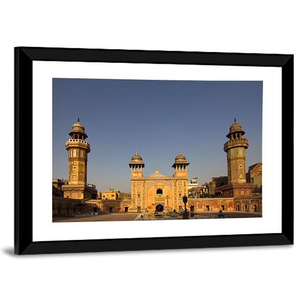 Wazir Khan Mosque In The Old City Center Of Lahore Pakistan Canvas Wall Art-5 Horizontal-Gallery Wrap-22" x 12"-Tiaracle