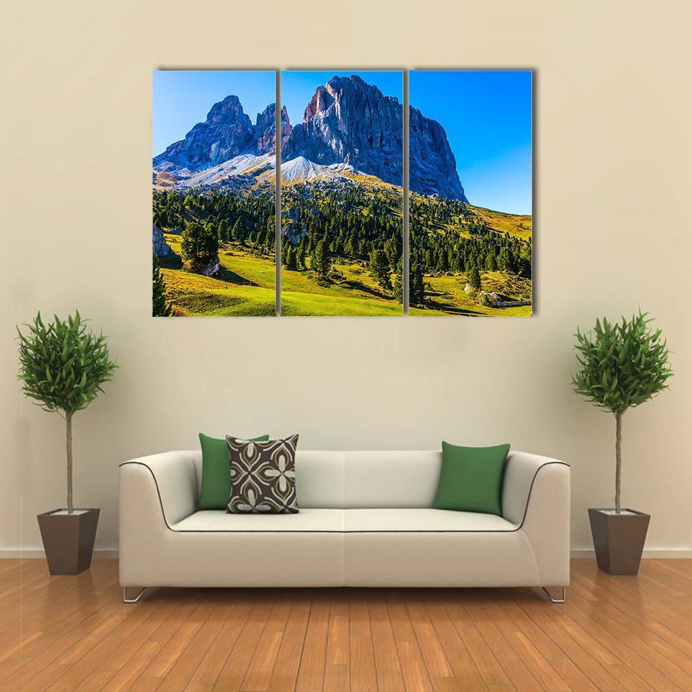 White And Gray Rocks In Morning Sun Canvas Wall Art-3 Horizontal-Gallery Wrap-37" x 24"-Tiaracle
