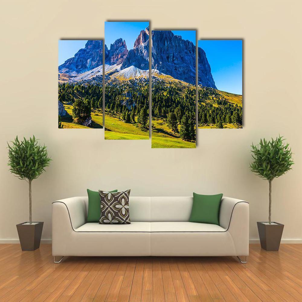 White And Gray Rocks In Morning Sun Canvas Wall Art-4 Pop-Gallery Wrap-50" x 32"-Tiaracle