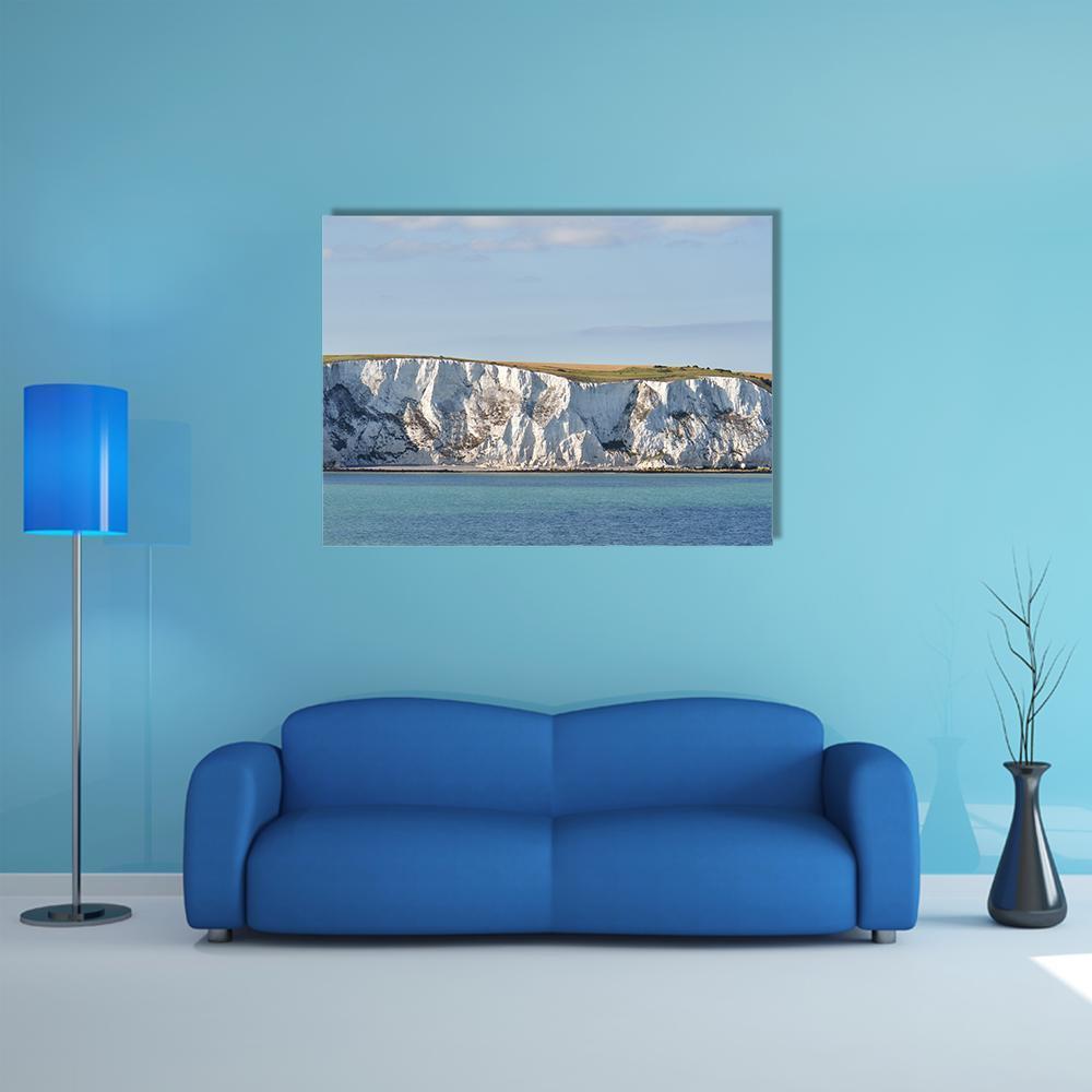 White Cliffs Of Dover Canvas Wall Art-1 Piece-Gallery Wrap-48" x 32"-Tiaracle