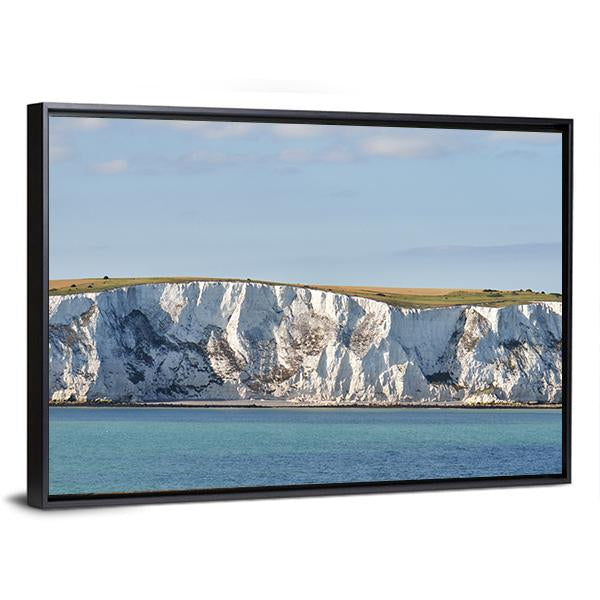 White Cliffs Of Dover Canvas Wall Art-3 Horizontal-Gallery Wrap-25" x 16"-Tiaracle