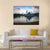 White Mosque By The Lakeside Canvas Wall Art-4 Horizontal-Gallery Wrap-34" x 24"-Tiaracle
