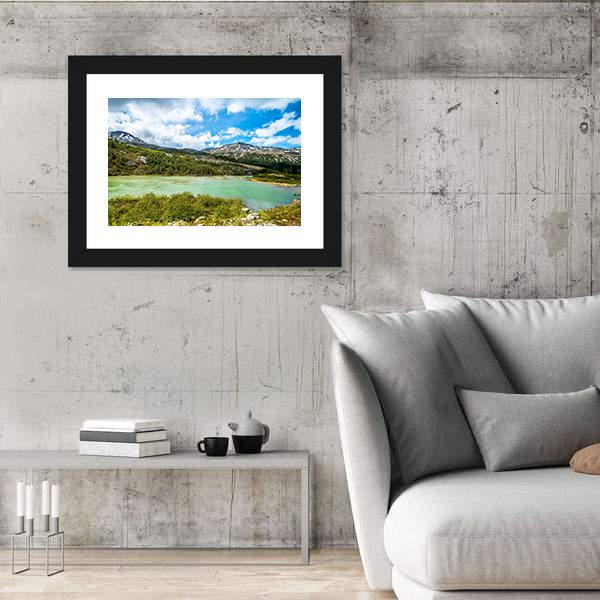 White Pass Mountains In British Columbia Panoramic Canvas Wall Art-1 Piece-36" x 12"-Tiaracle