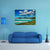 Whitehaven Beach Lagoon Canvas Wall Art-5 Horizontal-Gallery Wrap-22" x 12"-Tiaracle