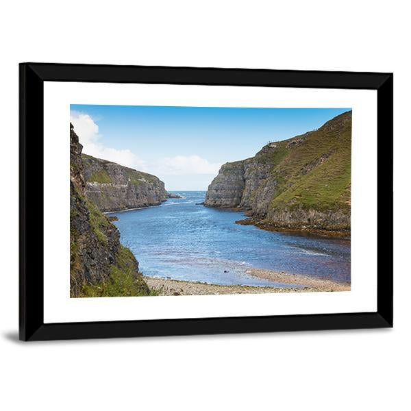 Wide River Mouth Canvas Wall Art-5 Horizontal-Gallery Wrap-22" x 12"-Tiaracle
