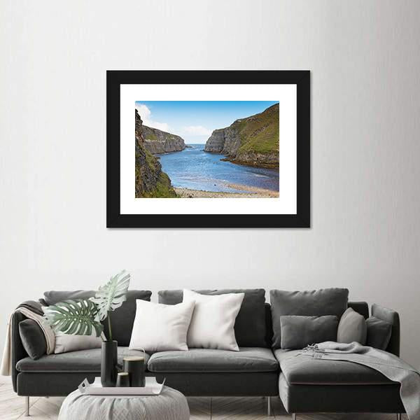 Wide River Mouth Canvas Wall Art-5 Horizontal-Gallery Wrap-22" x 12"-Tiaracle