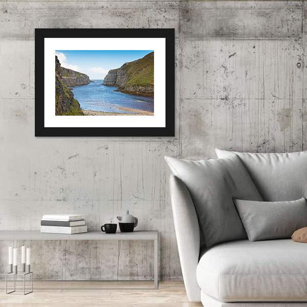 Wide River Mouth Canvas Wall Art-5 Horizontal-Gallery Wrap-22" x 12"-Tiaracle