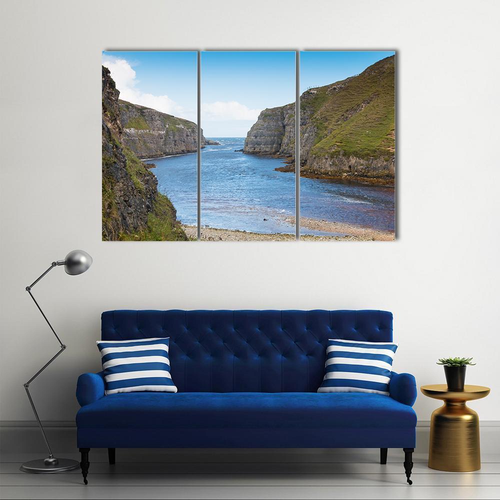 Wide River Mouth Canvas Wall Art-3 Horizontal-Gallery Wrap-37" x 24"-Tiaracle