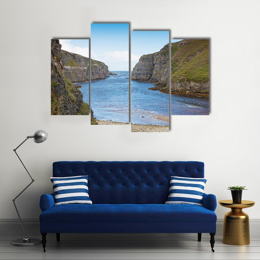 Wide River Mouth Canvas Wall Art-4 Pop-Gallery Wrap-50" x 32"-Tiaracle