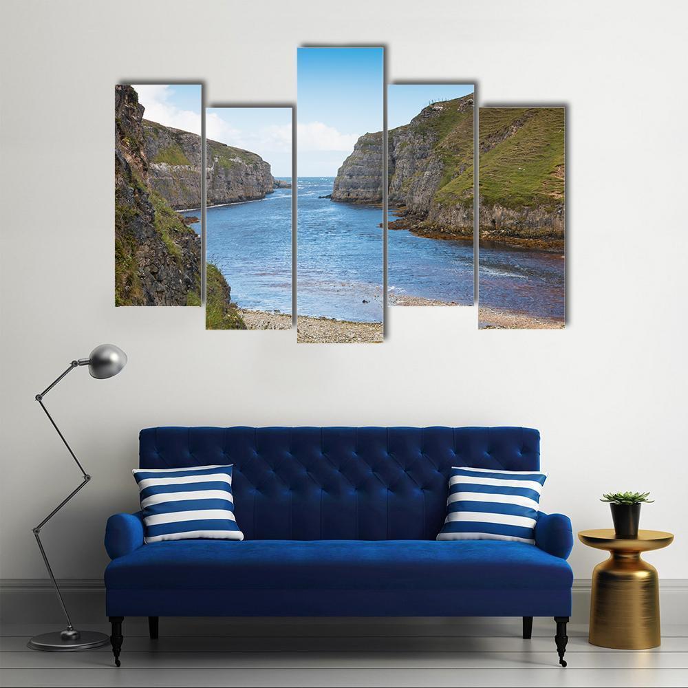 Wide River Mouth Canvas Wall Art-5 Pop-Gallery Wrap-47" x 32"-Tiaracle