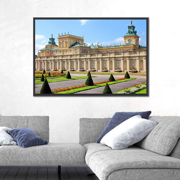 Wilanow Palace &amp; Gardens Canvas Wall Art-5 Horizontal-Gallery Wrap-22" x 12"-Tiaracle
