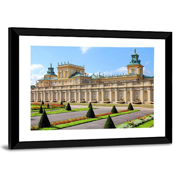 Wilanow Palace & Gardens Canvas Wall Art-5 Horizontal-Gallery Wrap-22" x 12"-Tiaracle