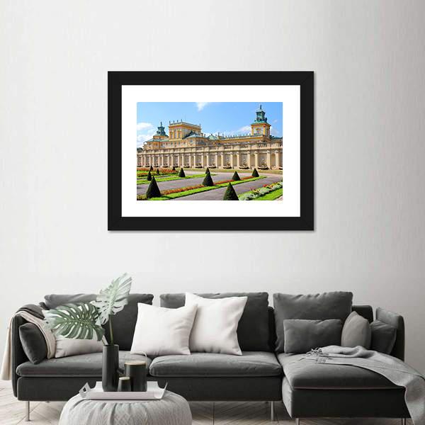 Wilanow Palace &amp; Gardens Canvas Wall Art-5 Horizontal-Gallery Wrap-22" x 12"-Tiaracle