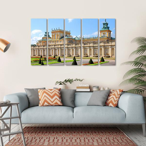 Wilanow Palace & Gardens Canvas Wall Art-5 Horizontal-Gallery Wrap-22" x 12"-Tiaracle